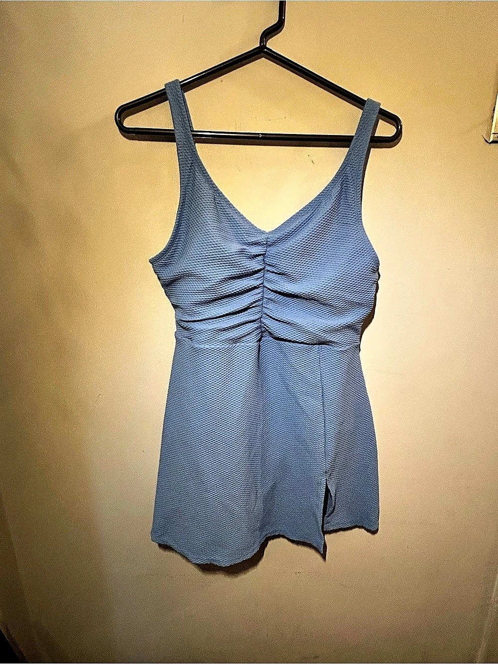 Lands' End Blue One-Piece Swimsuit Size Medium